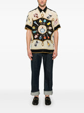 printed silk shirt